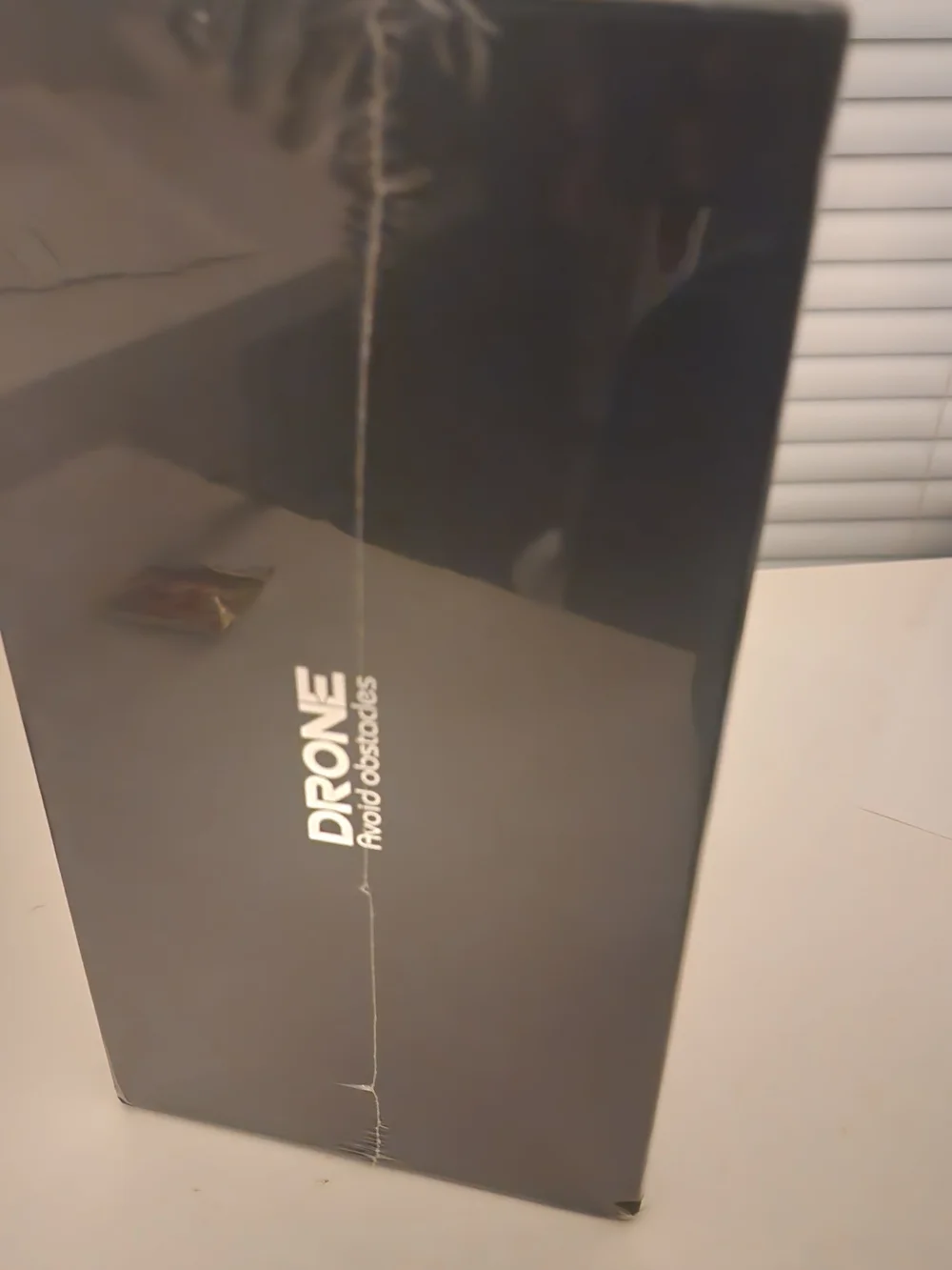 Foldable Black Drone with Camera - Black